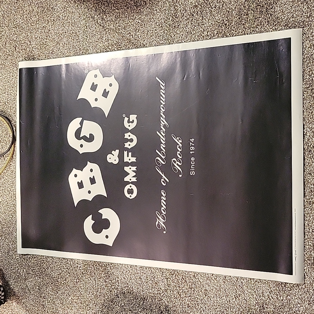CBGB & OMFUG Club Poster